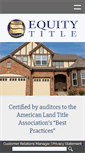 Mobile Screenshot of equitycol.com